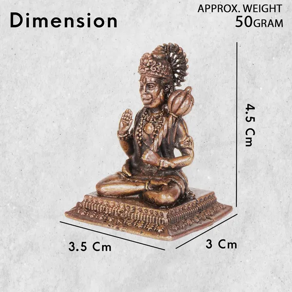 Decor_,_1.8_inches,_Handmade_Copper_Hanuman_Idol,_50_Grams,_Patina_Antique_Finish,_Pack_of_1_Piece